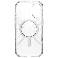 Speck Presidio Perfect-Clear Grip Fitted Hard Shell Case with MagSafe for iPhone 17 - Clear/Silver
