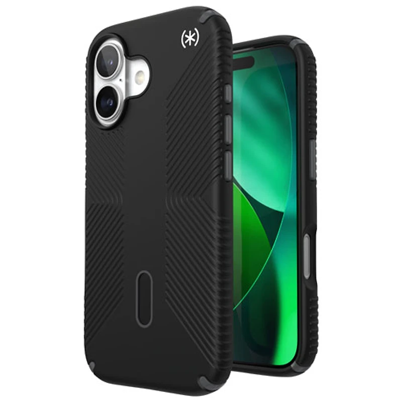 Speck Presidio2 Pro Fitted Hard Shell Case with MagSafe for iPhone 17 - Black/White
