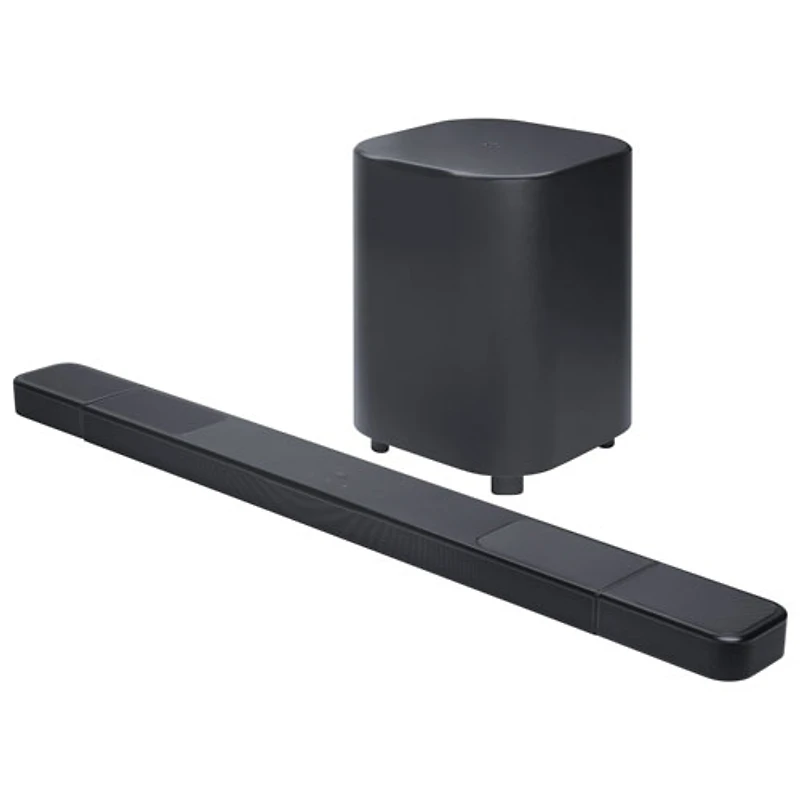 Barre de son 11.1.4 canaux Dolby Atmos 1570 W Bar 1300x MK2 de JBL avec haut-parleur d'extrêmes graves sans fil