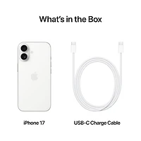 iPhone 17 de 256 Go d'Apple avec Freedom Mobile - Blanc - Paiement Balance mensuel