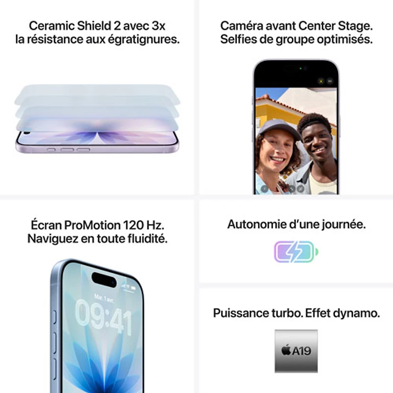 iPhone 17 de Go d'Apple avec Fido - Aube