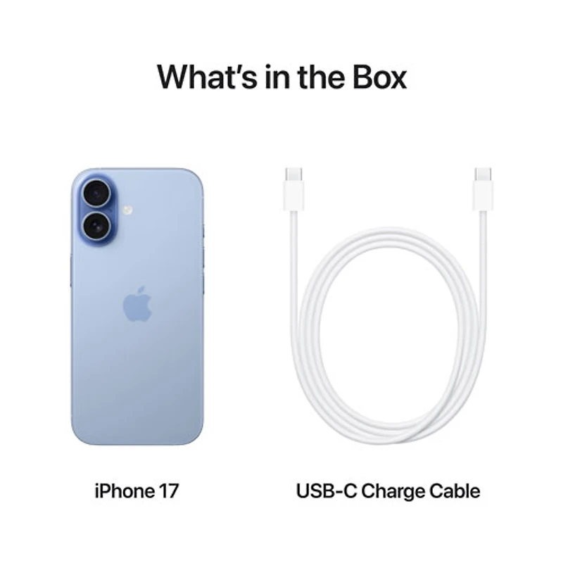 iPhone 17 de 512 Go d'Apple avec Bell - Aube - Financement mensuel