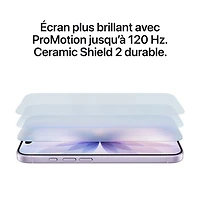 iPhone 17 de 512 Go d'Apple avec Freedom Mobile - Lavande - Paiement Balance mensuel