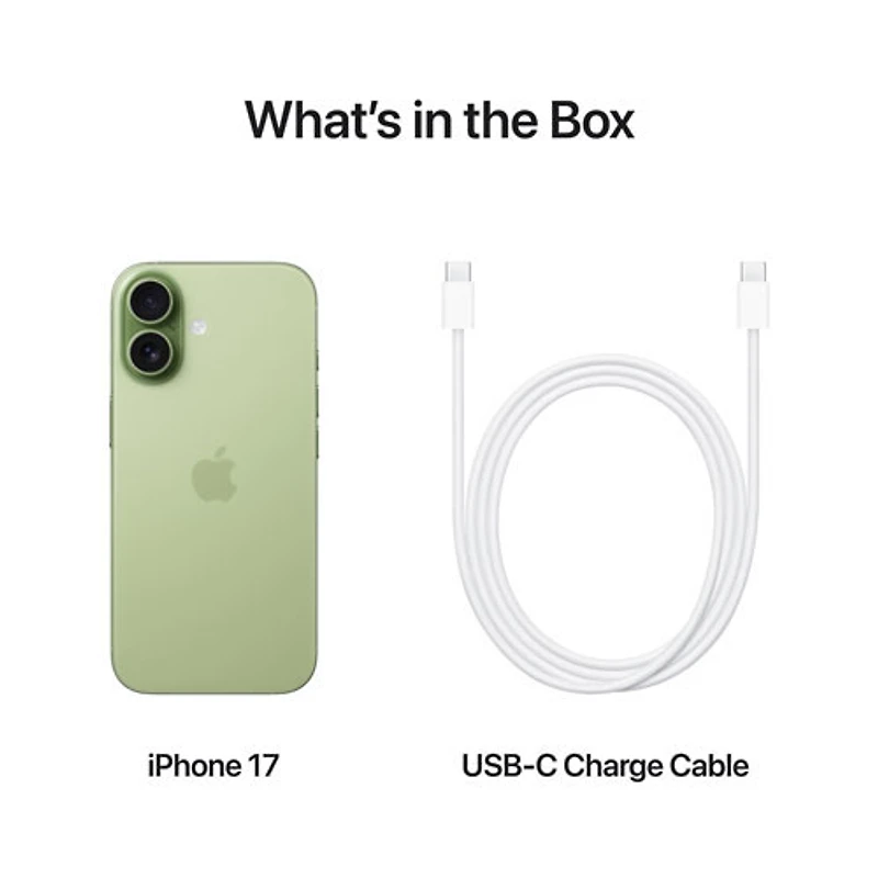 iPhone 17 de 512 Go d'Apple avec Bell - Sauge - Financement mensuel