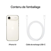 iPhone Air de 256 Go d'Apple avec Freedom Mobile - Or clair - Paiement Balance mensuel