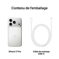 Koodo Apple iPhone 17 Pro 256GB - Silver - Select Tab Plan