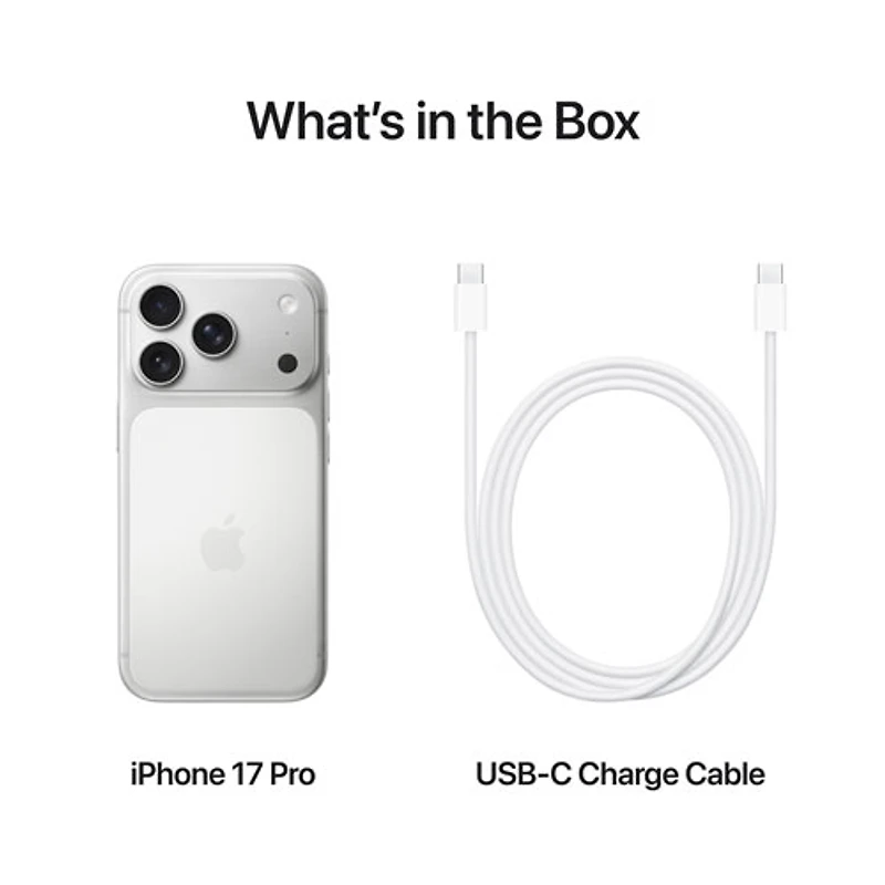 Rogers Apple iPhone 17 Pro 256GB - Silver - Monthly Financing