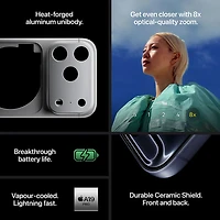 iPhone 17 Pro de 256 Go d'Apple avec Koodo - Bleu foncé - Forfaits Balance sélectionnés