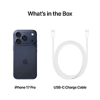 iPhone 17 Pro de 256 Go d'Apple avec Koodo - Bleu foncé - Forfaits Balance sélectionnés