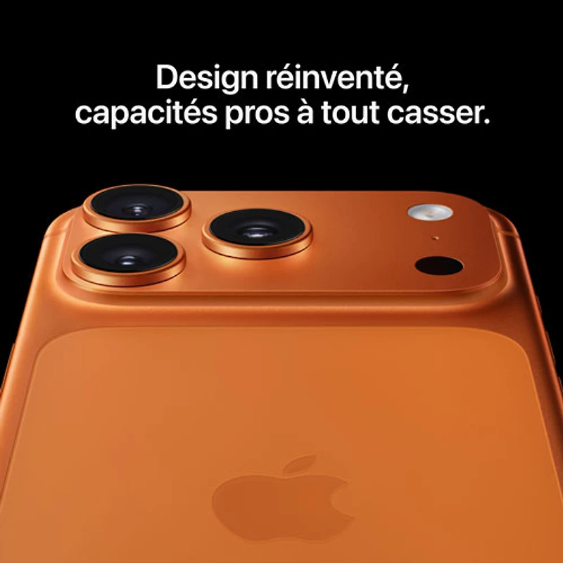 iPhone 17 Pro Max de 512 Go d'Apple avec Bell - Orange cosmique - Financement mensuel