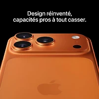 iPhone 17 Pro Max de 512 Go d'Apple avec Bell - Orange cosmique - Financement mensuel