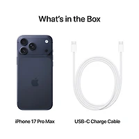 iPhone 17 Pro Max de 2 To d'Apple avec Bell - Bleu foncé - Financement mensuel