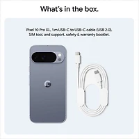 Pixel 10 Pro XL 256 Go de Google - Noir volcanique - Déverrouillé
