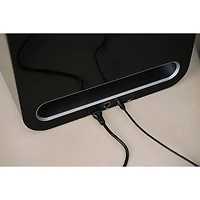 Haut-parleur d'extrêmes graves sans fil 8 po 250 W Sub Pro de WiiM - Noir très lustré