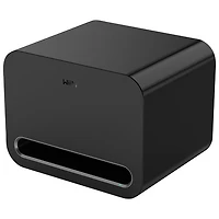 Haut-parleur d'extrêmes graves sans fil 8 po 250 W Sub Pro de WiiM - Noir très lustré
