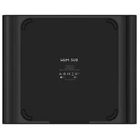 Haut-parleur d'extrêmes graves sans fil 8 po 250 W Sub Pro de WiiM - Noir très lustré