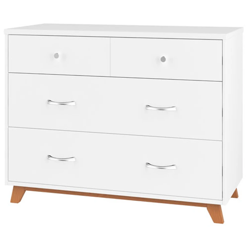 Commode moderne à 3 tiroirs pour enfants Soho - Blanc/naturel