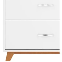 Commode moderne à 3 tiroirs pour enfants Soho - Blanc/naturel