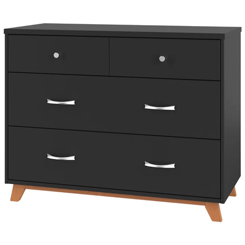 Commode moderne à 3 tiroirs pour enfants Soho - Ébène