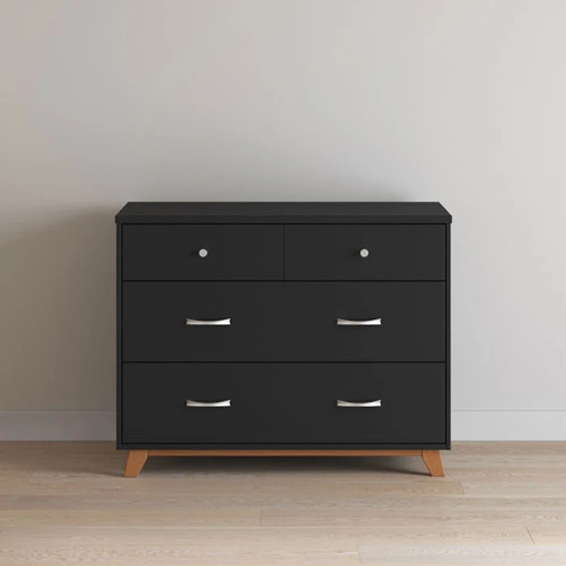 Commode moderne à 3 tiroirs pour enfants Soho - Ébène
