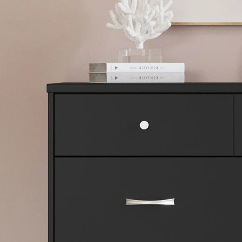 Commode moderne à 3 tiroirs pour enfants Soho - Ébène