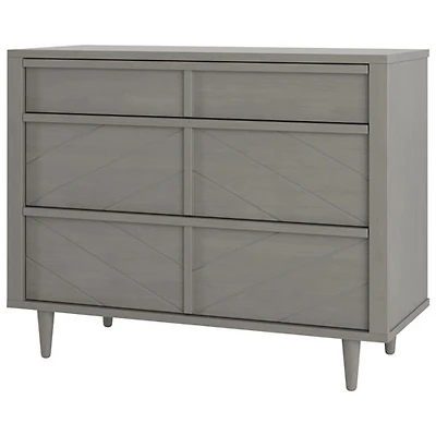 Commodes modernes à 3 tiroirs pour enfants Surrey Hill - Gris lunaire