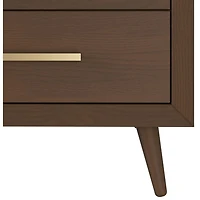 Commodes contemporaines à 6 tiroirs pour enfants Cranbrook - Marron grillé