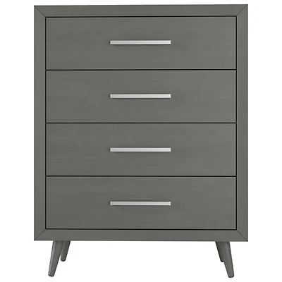 Commode contemporaine à 4 tiroirs pour enfants Cranbrook - Gris lunaire
