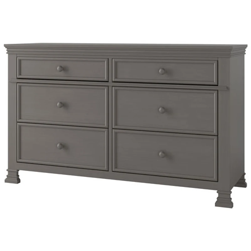 Commode traditionnelle à 6 tiroirs pour enfants Westgate - Gris Chelsea