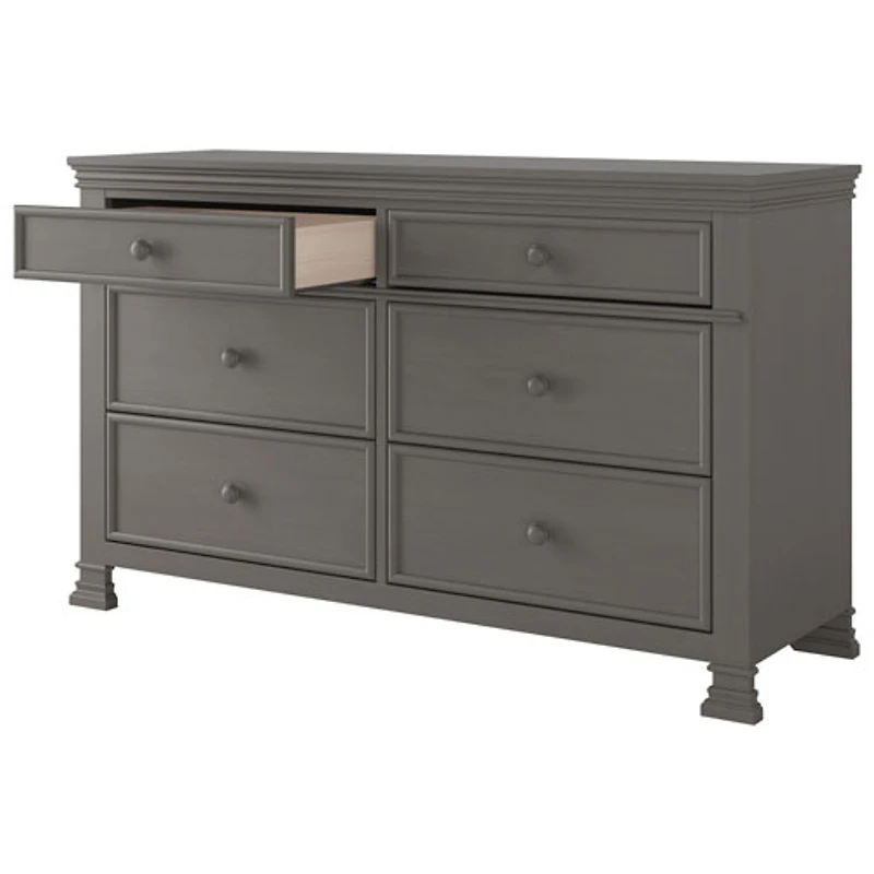 Commode traditionnelle à 6 tiroirs pour enfants Westgate - Gris Chelsea