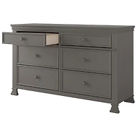 Commode traditionnelle à 6 tiroirs pour enfants Westgate - Gris Chelsea