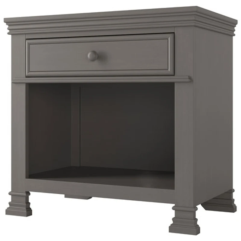 Tables de chevet traditionnelles à 1 tiroir pour enfants Westgate - Gris Chelsea