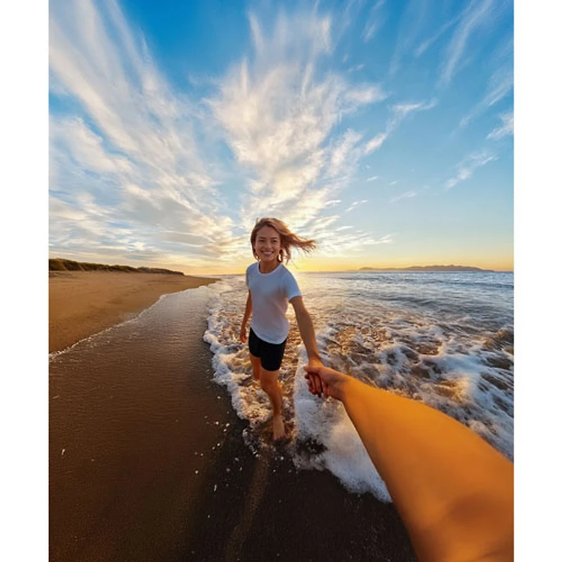 Ensemble de création pour caméra de sport étanche 4K 360° Go Ultra d'Insta360 - Blanc