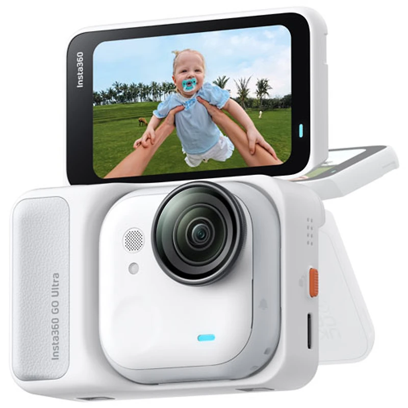 Ensemble de création pour caméra de sport étanche 4K 360° Go Ultra d'Insta360 - Blanc