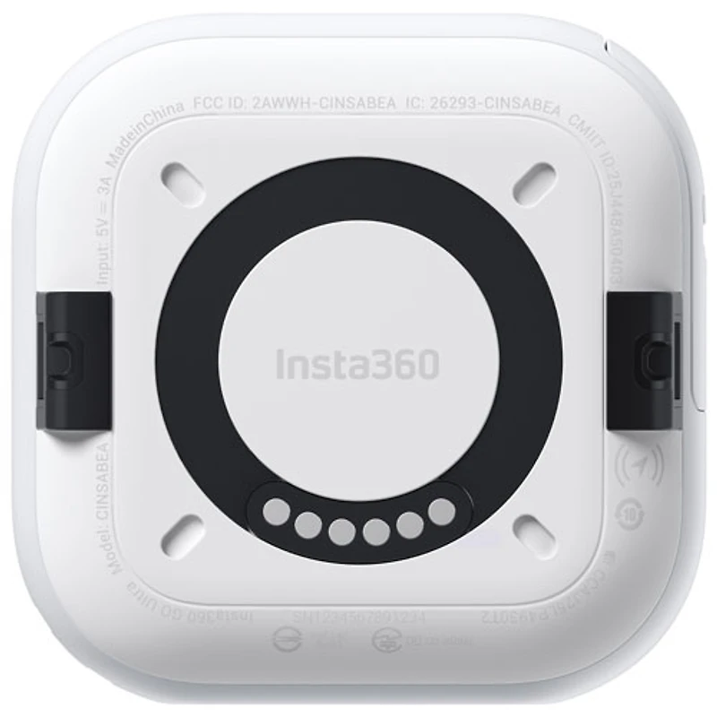 Ensemble de création pour caméra de sport étanche 4K 360° Go Ultra d'Insta360 - Blanc