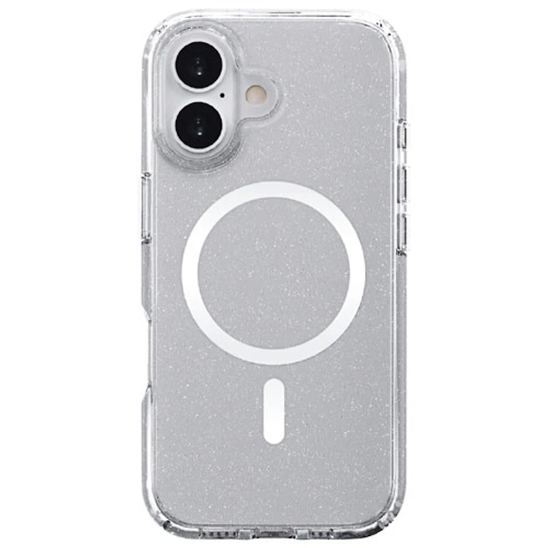 TUFF8 Glitz Fitted Hard Shell Case with MagSafe for iPhone 17 - Glitter/Clear
