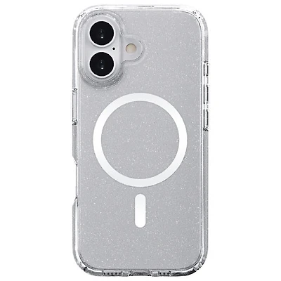 TUFF8 Glitz Fitted Hard Shell Case with MagSafe for iPhone 17 - Glitter/Clear