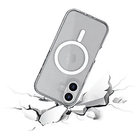 TUFF8 Glitz Fitted Hard Shell Case with MagSafe for iPhone 17 - Glitter/Clear