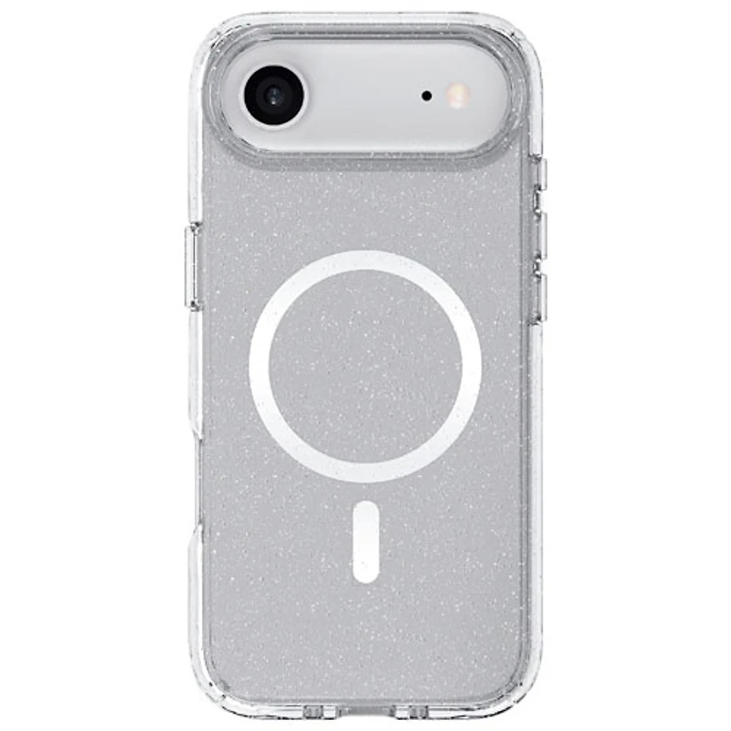 Étui rigide ajusté Glitz de TUFF8 avec MagSafe pour iPhone Air - Paillettes/Transparent