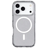 Étui rigide ajusté Glitz de TUFF8 avec MagSafe pour iPhone 17 Pro - Paillettes/Transparent