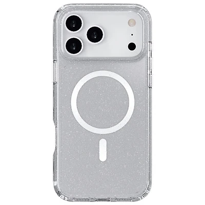 Étui rigide ajusté Glitz de TUFF8 avec MagSafe pour iPhone 17 Pro Max - Paillettes/Transparent