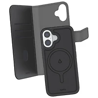 Étui-portefeuille Switch 2-en-1 de LBT avec MagSafe pour iPhone 17 - Noir