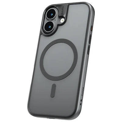 Étui souple ajusté GlideGuard de TUFF8 avec MagSafe pour iPhone 17 - Noir fumé