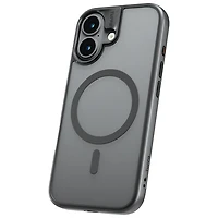 Étui souple ajusté GlideGuard de TUFF8 avec MagSafe pour iPhone 17 - Noir fumé