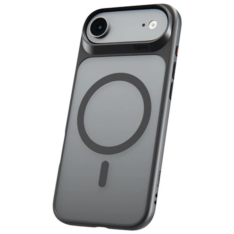 Étui souple ajusté GlideGuard de TUFF8 avec MagSafe pour iPhone Air - Noir fumé