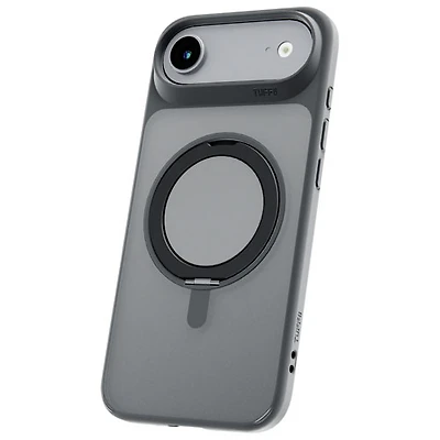 Étui rigide ajusté Glide 360 de TUFF8 avec MagSafe pour iPhone Air - Noir fumé