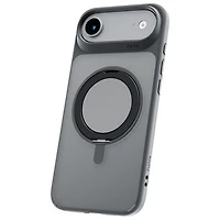 Étui rigide ajusté Glide 360 de TUFF8 avec MagSafe pour iPhone Air - Noir fumé