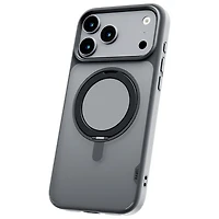 TUFF8 Glide 360 Fitted Hard Shell Case with MagSafe for iPhone 17 Pro Max - Smoke Black