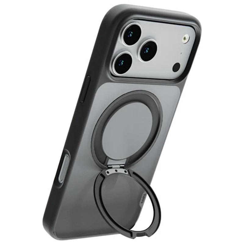 TUFF8 Glide 360 Fitted Hard Shell Case with MagSafe for iPhone 17 Pro Max - Smoke Black