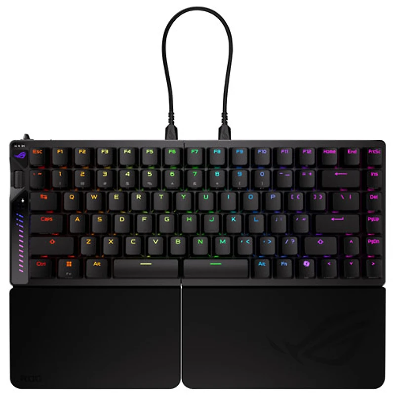 Clavier de jeu divisé à 75 % Bluetooth M703 ROG Falcata d'ASUS - Noir